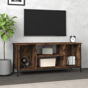Comoda TV, stejar afumat, 102x35x45 cm, lemn prelucrat