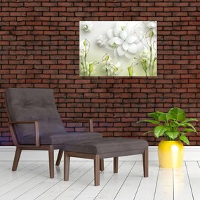 Tablou cu flori (70x50 cm)