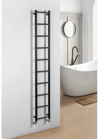Sapho - Radiator pentru baie DINA 282W 25x168 cm negru mat