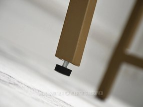Masă PC Norway (lemn negru + auriu). 1109801
