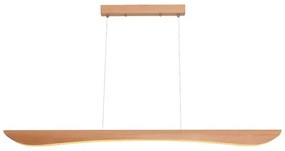 Lustră LED pe cablu LED/22W/230V 4000K 120 cm fag/lemn masiv