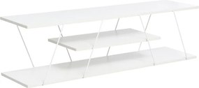 Comoda TV Tarsa, culoare alb, 120 x 30 x 33 cm