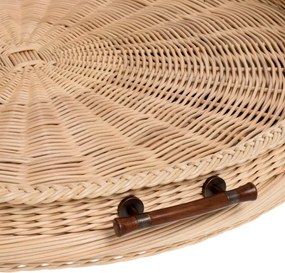 Tava design LUX realizata manual din ratan Vimini L