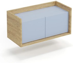 Corp modular Mobius 2D natur/albastru – H36 cm