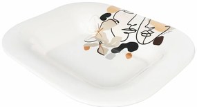 Farfurie din ceramică VDE Tivoli 1996 Face to Grey, 43,5 x 35,5 cm