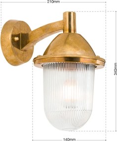 Aplica de perete exterior din alama IP54 YORK