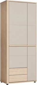 Dulap pentru living OSLO OS1, PAL laminat, cu 2 usi si 2 sertare, 78x5