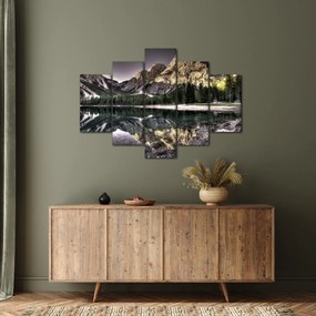 Tablou cu lac montan (150x105 cm)
