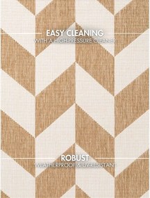 Covor tip traversă pentru interior și exterior crem/în culoare naturală 80x200 cm Haringey Terrick – Ted Baker