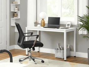 Masa de sufragerie alba cu blat alb TESSA 120x60 cm