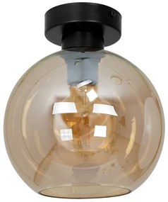 SOFIA - Sticlă de schimb universală E27, Ø 20 cm, bej fumuriu