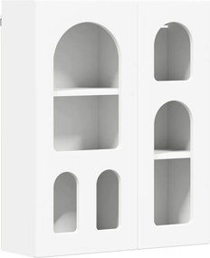 vidaXL Dulap suspendat cu raft Alb 59 x 20 x 71.5 cm Lemn compozit