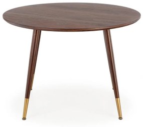 Set masa rotunda Domenico ø110 cm + 3 scaune K482 bej