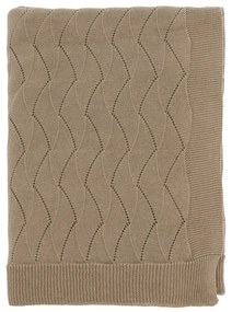 Pătură maro tricotată 130x170 cm Gentle – Södahl