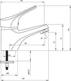 Joko Baterie pentru chiuvetă Finisaj: Crom BOJ_020M