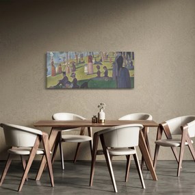 Tablou - Georges Seurat, A Sunday on La Grande Jatte, reproducere (120x50 cm)