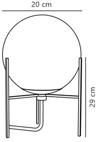 Lampă de masă Nordlux ALTON 1xE14/15W/230V auriu