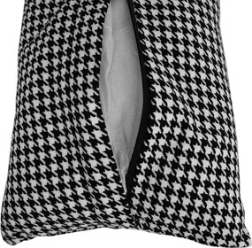 Scaun pivotant de lux, cu model / negru, KAILAN