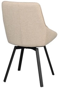 Scaune de dining bej 2 buc. Alison – Rowico