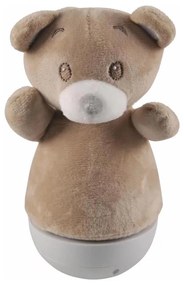 Lampă de veghe LED RGB pentru copii cu melodie, 3xAAA/5V, model ursuleț