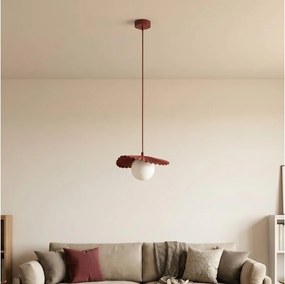 Lustră pe cablu FLORA 1xG9/8W/230V roșie