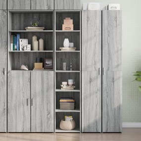vidaXL Dulap înalt, gri sonoma, 40x41x185 cm, lemn prelucrat