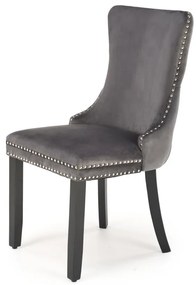 Scaun Alda velvet gri H95 cm