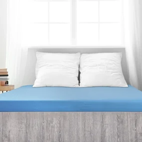 Cearșaf de pat 4Home Premium jersey albastru , 180 x 200 cm, 180 x 200 cm