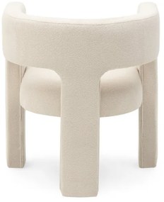 Fotoliu design bej deschis ALPAH LOOP