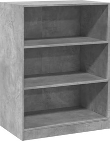 vidaXL Dulap, gri beton, 77x48x102 cm, lemn prelucrat