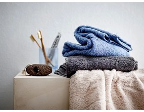 Prosop gri închis din bumbac din frotir 50x100 cm Line – Södahl