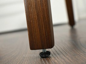 Scaun Bjorn H (nuc închis + nuc-crom). 1110652