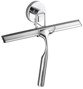Racleta pentru geamuri cu suport, Argintiu, 25x21,5x6 cm, WENKO