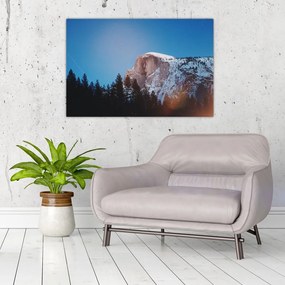 Tablou - Crestele munților noaptea (90x60 cm)