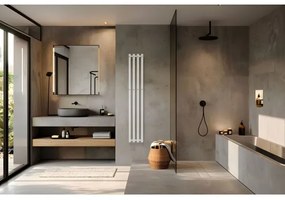 P.M.H. P2W/4 - Radiator de baie tip scară PLUTO 406 W, 150 cm, alb