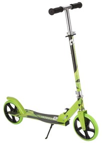 Trotineta copii si adolescenti NOVOKIDS™ Storm EVO PRO, Maxim 100 kg, Functie Super Brake, Maner reglabil pe inaltime, Diametru roata 200 mm, Verde