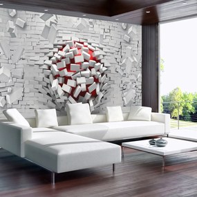 Fototapet - Wall 3D (152,5x104 cm)