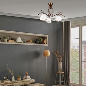 Lustră aplicată RETRO 3xE27/60W/230V patină bronz