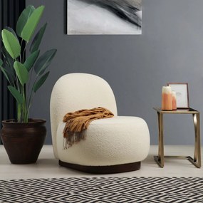 Scaun Tina Bouclet White
