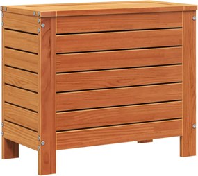 vidaXL Taburet de grădină, maro ceruit, 62x31,5x52 cm, lemn masiv pin