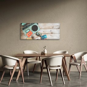 Tablou - Radio retro (120x50 cm)