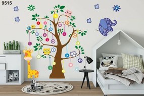 Autocolant de perete uimitor pentru copii Alphabet On Tree 120 x 120 cm