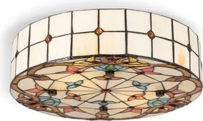 BRILAGI - Plafonieră Tiffany cu vitralii MIRABELLA 2xE27/60W/230V Ø 40 cm