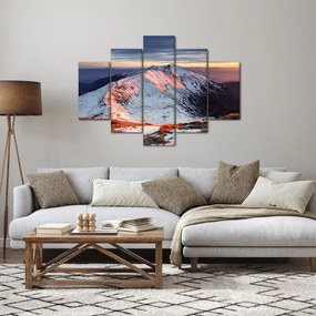 Tablou - Panoramă montană de iarnă II. (150x105 cm)