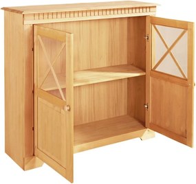 Vitrină în culoare naturală din lemn de pin 95x35 cm Lisa – Støraa