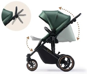 Cărucior de copii combinat 2 în 1 KINDERKRAFT PRIME 2 verde