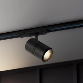 Spot modern cu șină reglabil 3 faze negru inclusiv LED 3000K - Ruler 38