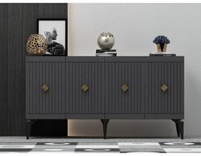 Dulap Midas Anthracite and Gold