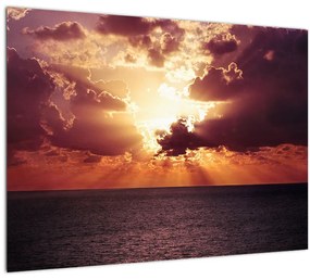 Tablou cu soarele după nori (70x50 cm), în 40 de alte dimensiuni noi