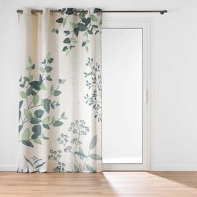 Draperie verde-bej 140x260 cm Botanica – douceur d'intérieur